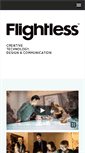 Mobile Screenshot of flightless.co.nz